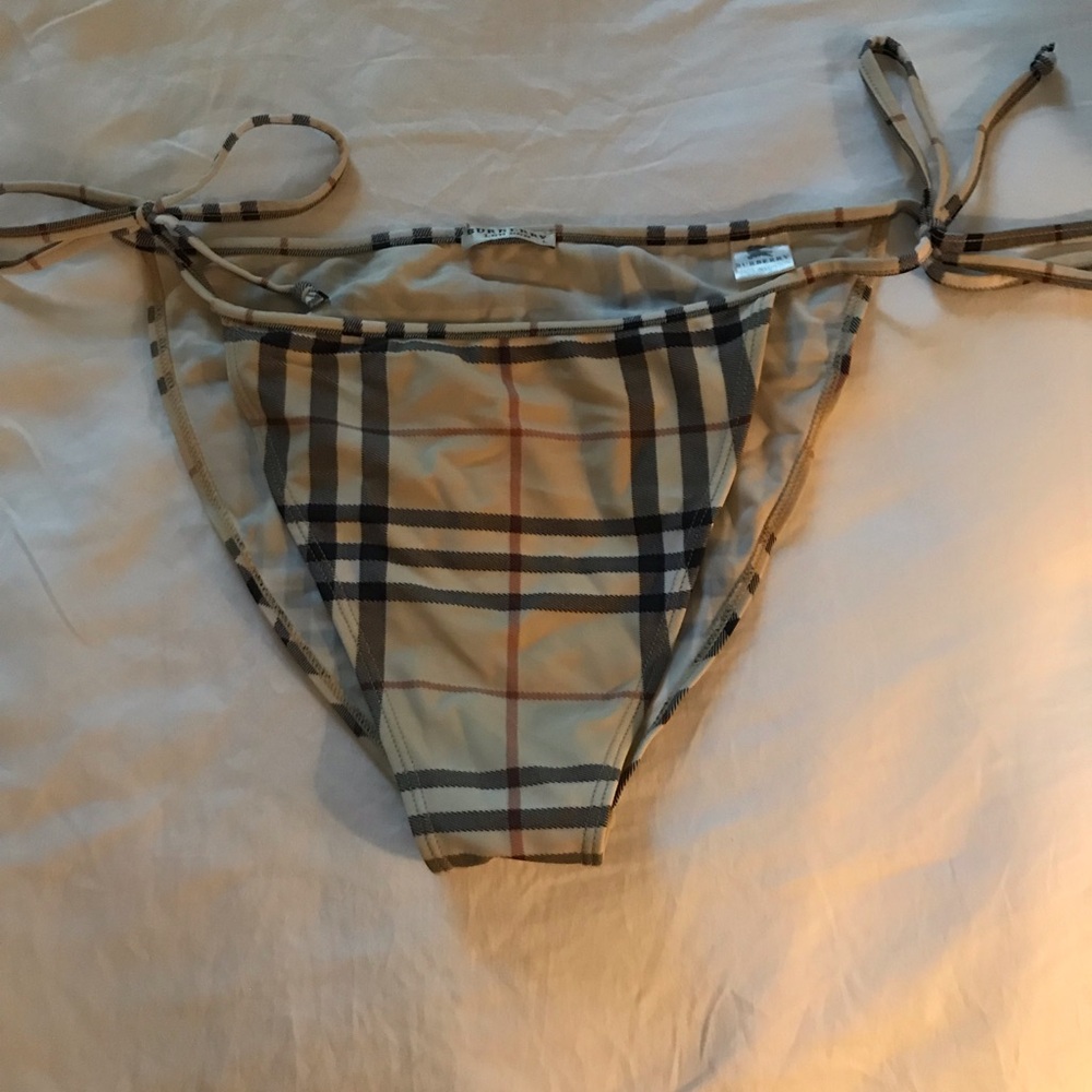 Burberry Beige Check Swimwear